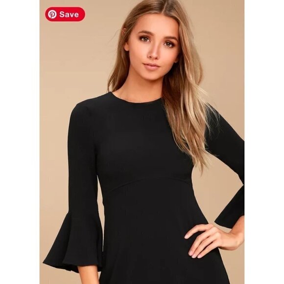 NWT Lulu's Purple Flounce Night Out Flowy Mini Dress - Picture 3 of 6